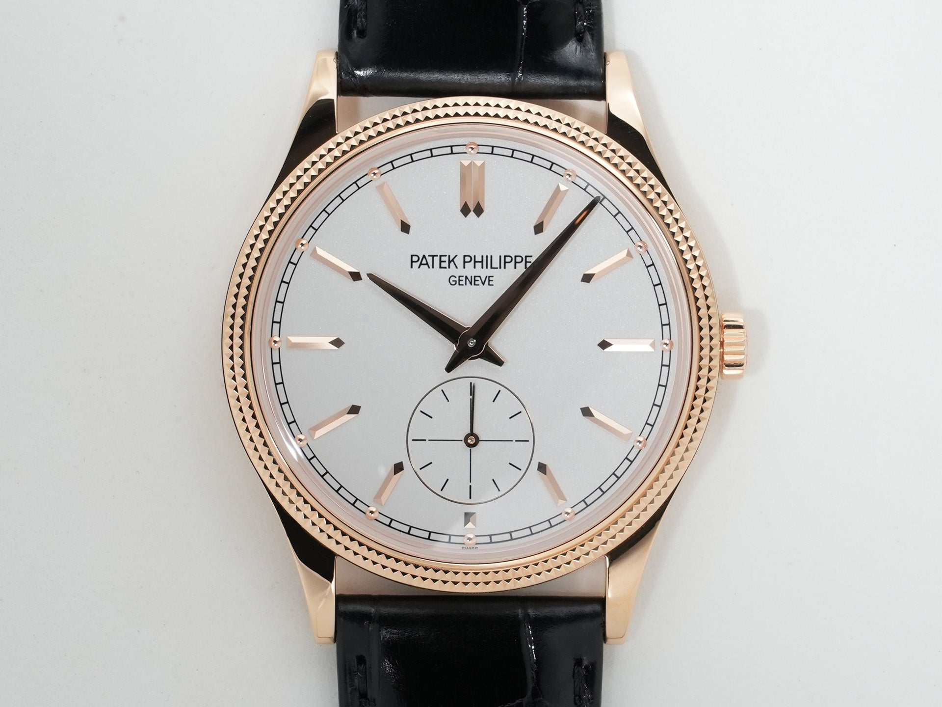 パテックフィリップ カラトラバ Ref.6119R-001 ローズゴールド シルバー文字盤 美品 y2r7b7wc