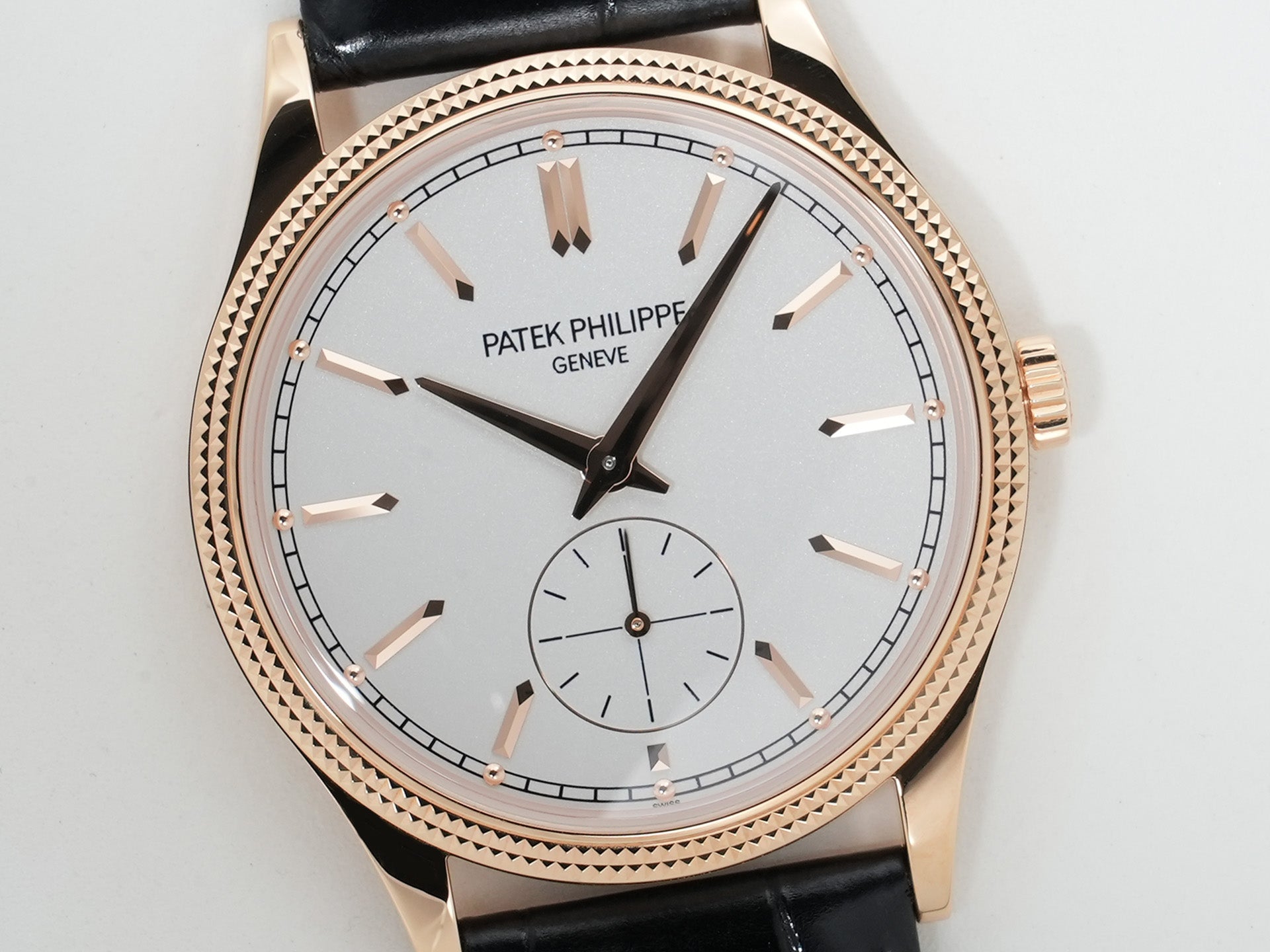 パテックフィリップ カラトラバ Ref.6119R-001 ローズゴールド シルバー文字盤 美品 y2r7b7wc