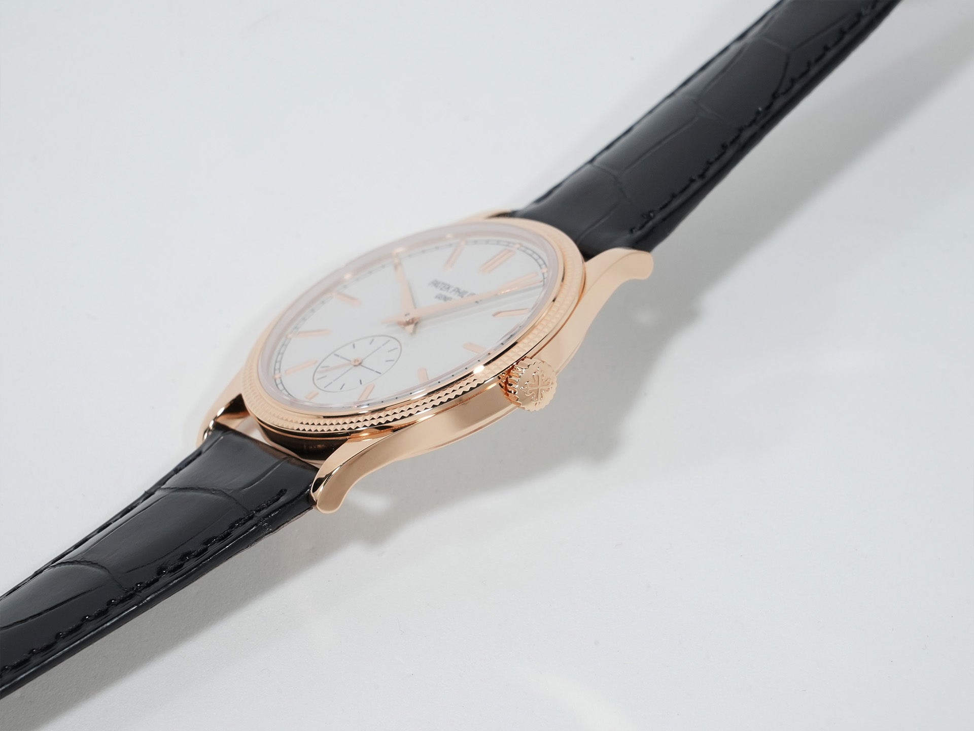 パテックフィリップ カラトラバ Ref.6119R-001 ローズゴールド シルバー文字盤 美品 y2r7b7wc