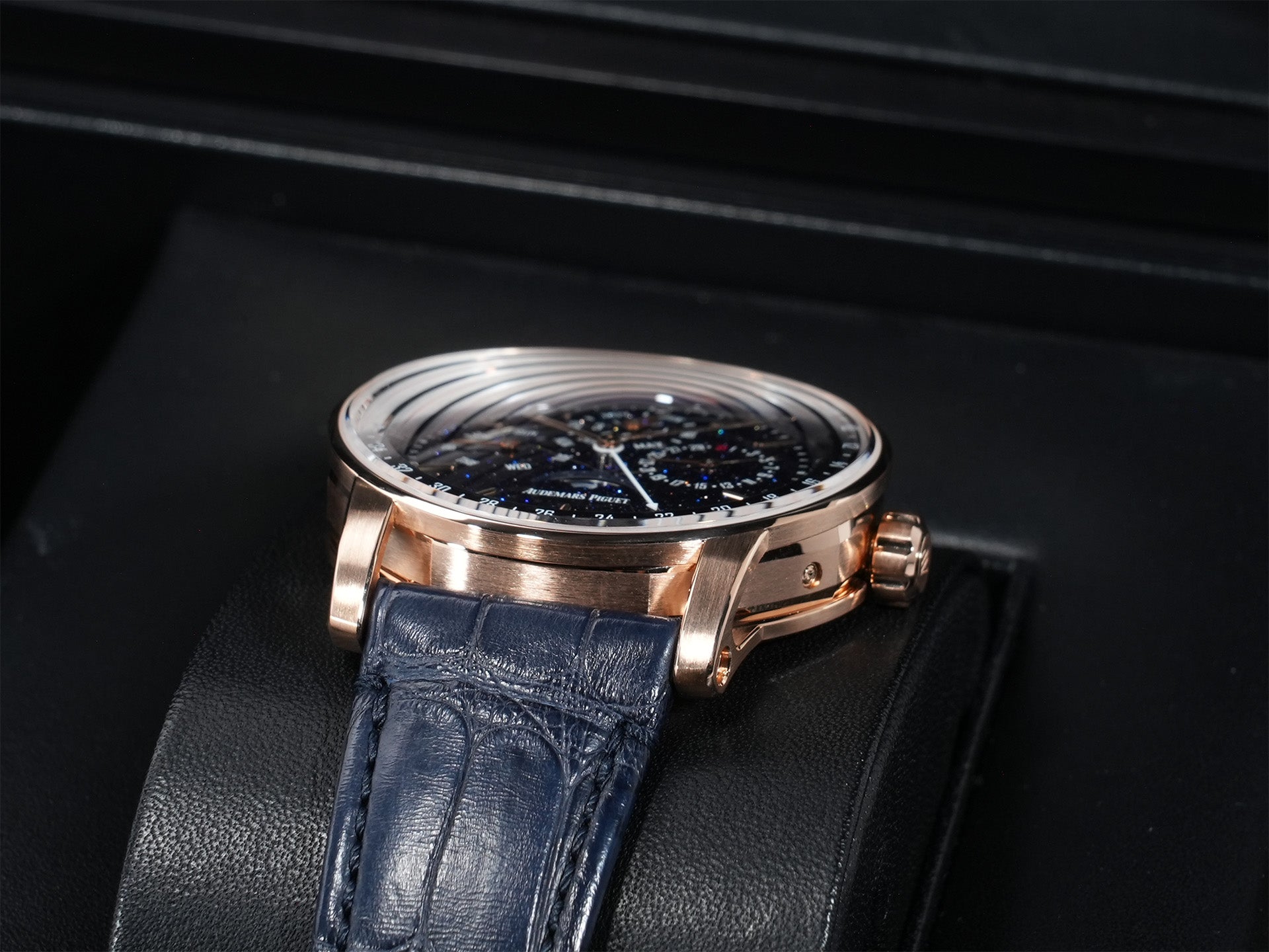 オーデマピゲ CODE 11.59 バイ オーデマ ピゲ パーペチュアルカレンダー Ref.26394OR.OO.D321CR.01 ピンクゴールド ブルーアヴェンチュリン文字盤 美品 jnyotdnp