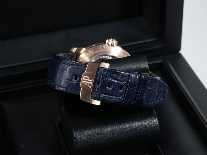 オーデマピゲ CODE 11.59 バイ オーデマ ピゲ パーペチュアルカレンダー Ref.26394OR.OO.D321CR.01 ピンクゴールド ブルーアヴェンチュリン文字盤 美品 jnyotdnp