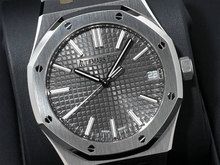 オーデマピゲ ロイヤルオーク Ref.15510ST.OO.1320ST.10 ステンレススチール グレー文字盤 美品 k39ac5z5