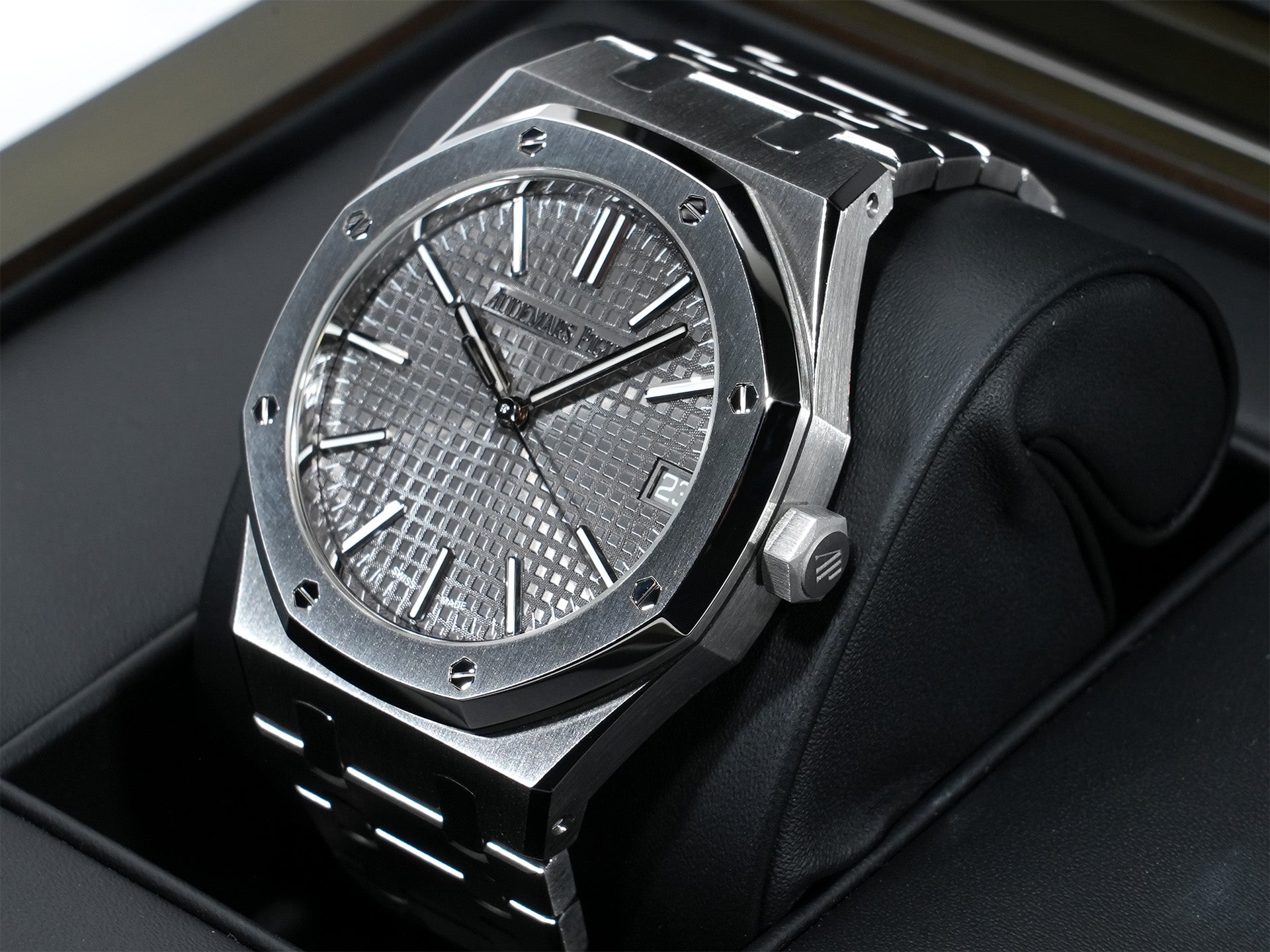 オーデマピゲ ロイヤルオーク Ref.15510ST.OO.1320ST.10 ステンレススチール グレー文字盤 美品 k39ac5z5