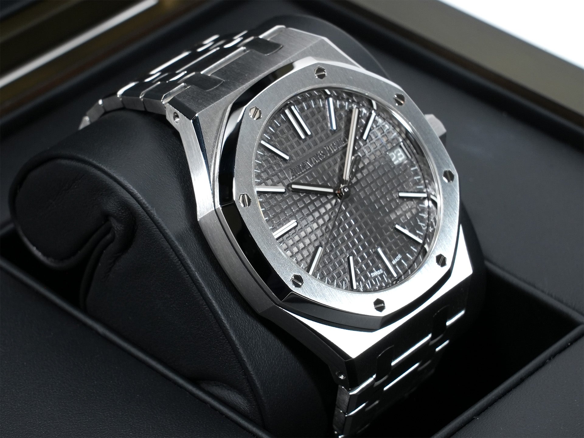 オーデマピゲ ロイヤルオーク Ref.15510ST.OO.1320ST.10 ステンレススチール グレー文字盤 美品 k39ac5z5