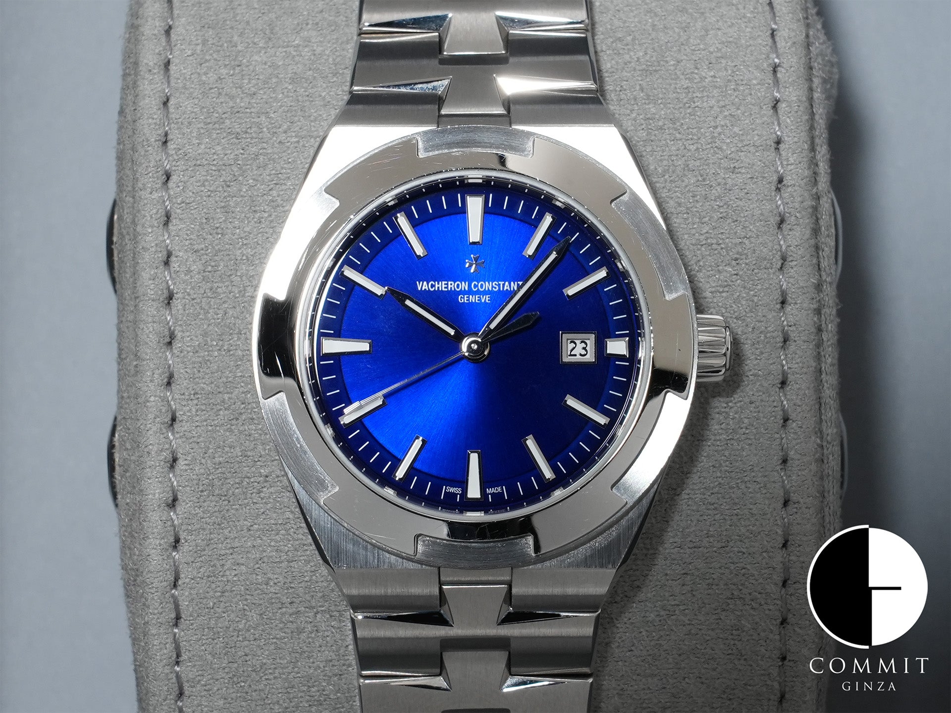 Vacheron Constantin Overseas Automatic Ref. 4600V/200A-B980 Stainless Steel Blue Dial Pre-owned j6oauvk2