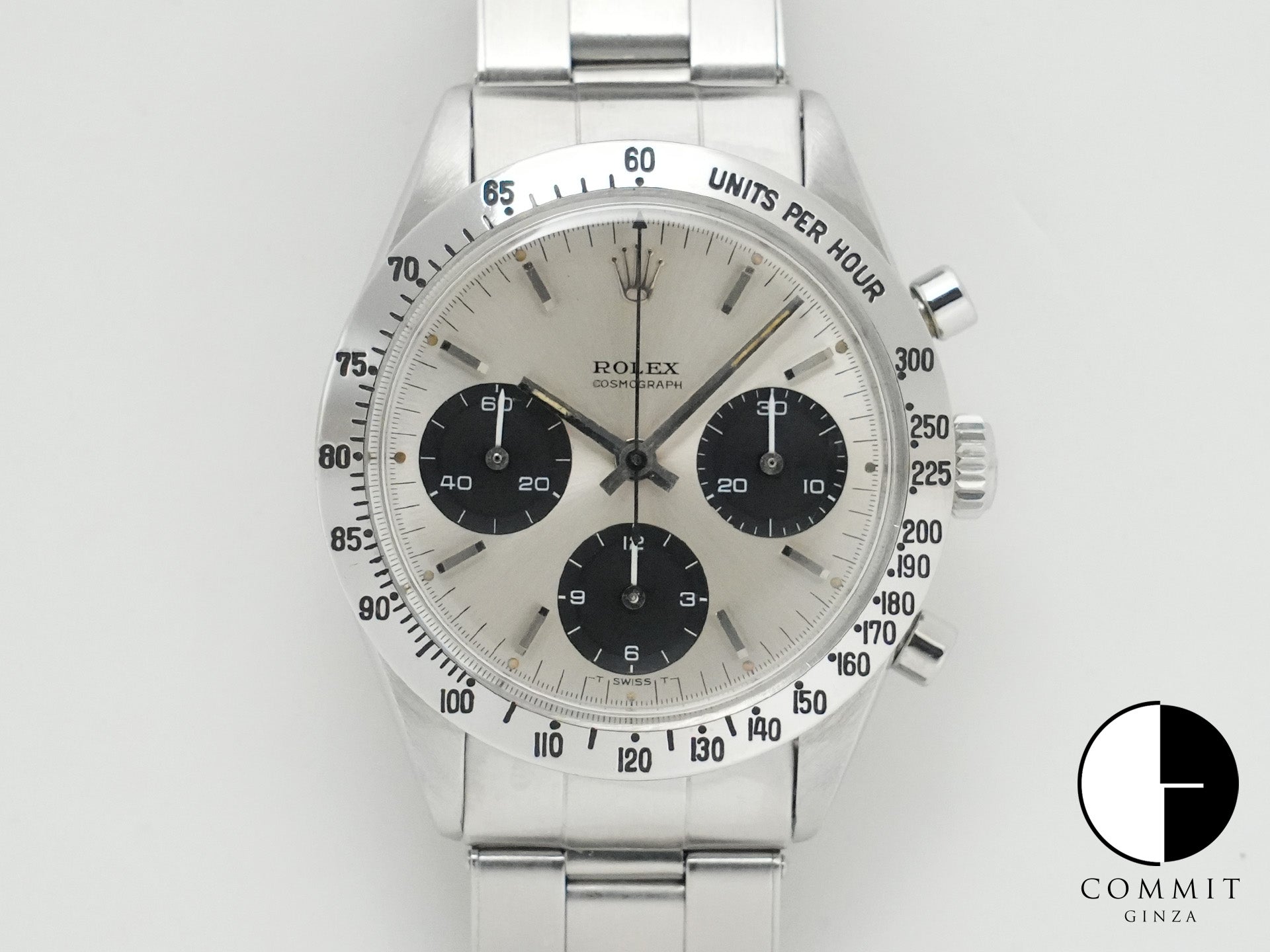 Rolex Daytona Ref. 6239 Stainless Steel Silver Dial Pre-owned 5cktzu3g