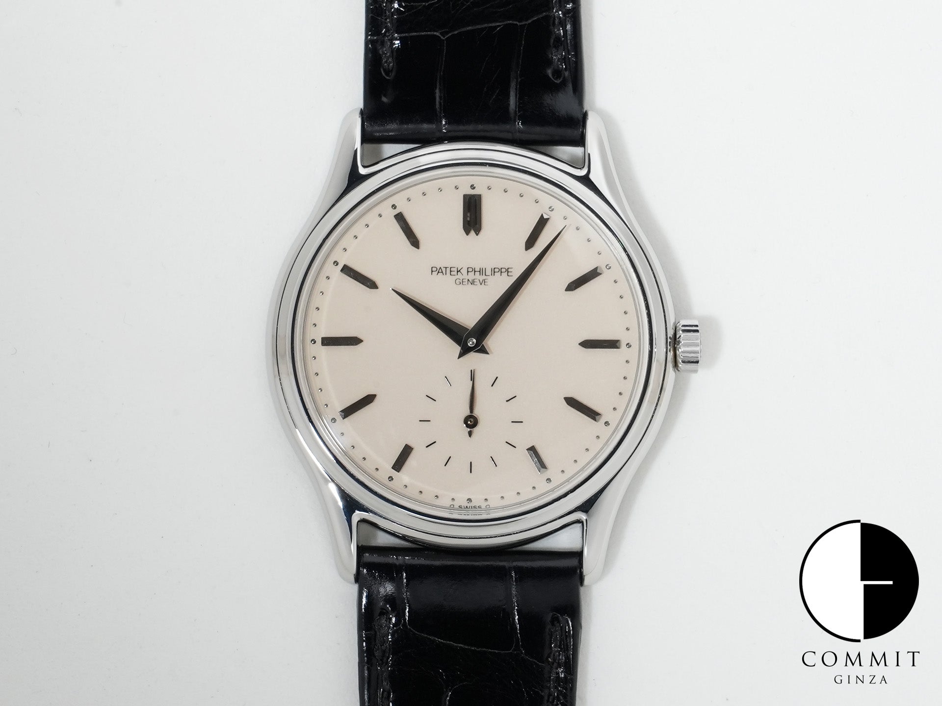 パテックフィリップ カラトラバ Ref.3923A ステンレススチール アイボリー文字盤 美中古 in49jmv6