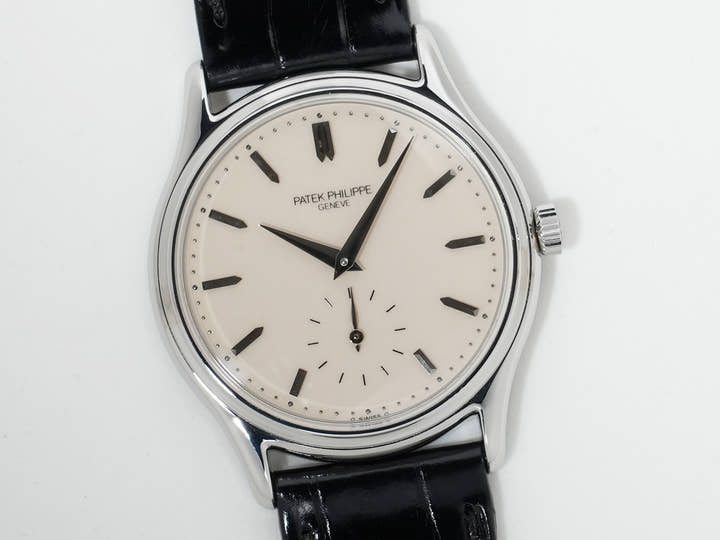 パテックフィリップ カラトラバ Ref.3923A ステンレススチール アイボリー文字盤 美中古 in49jmv6