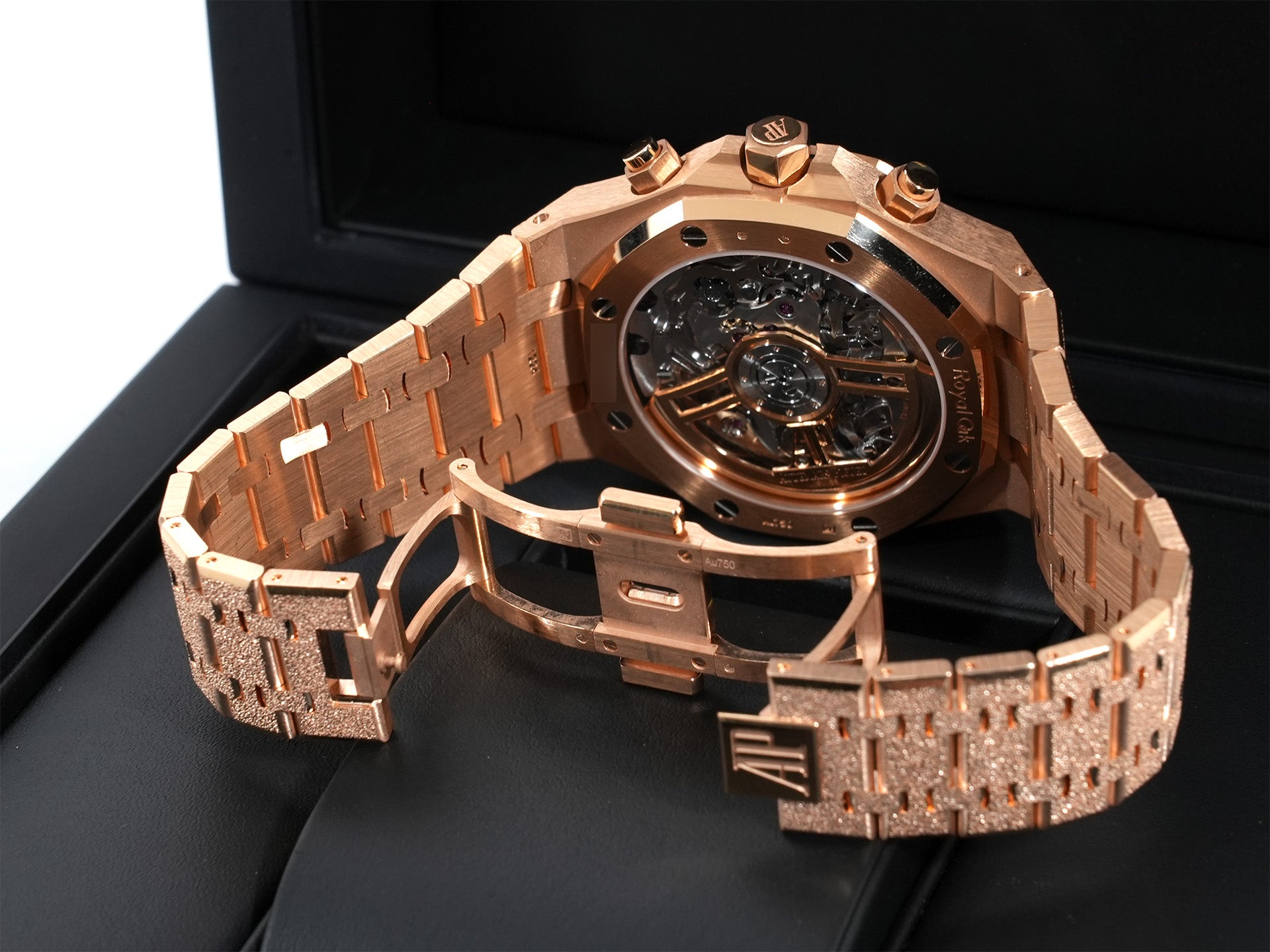 オーデマピゲ ロイヤルオーク クロノグラフ Ref.26239OR.GG.1224OR.01 ピンクゴールド ブルー文字盤 中古 err6wrya