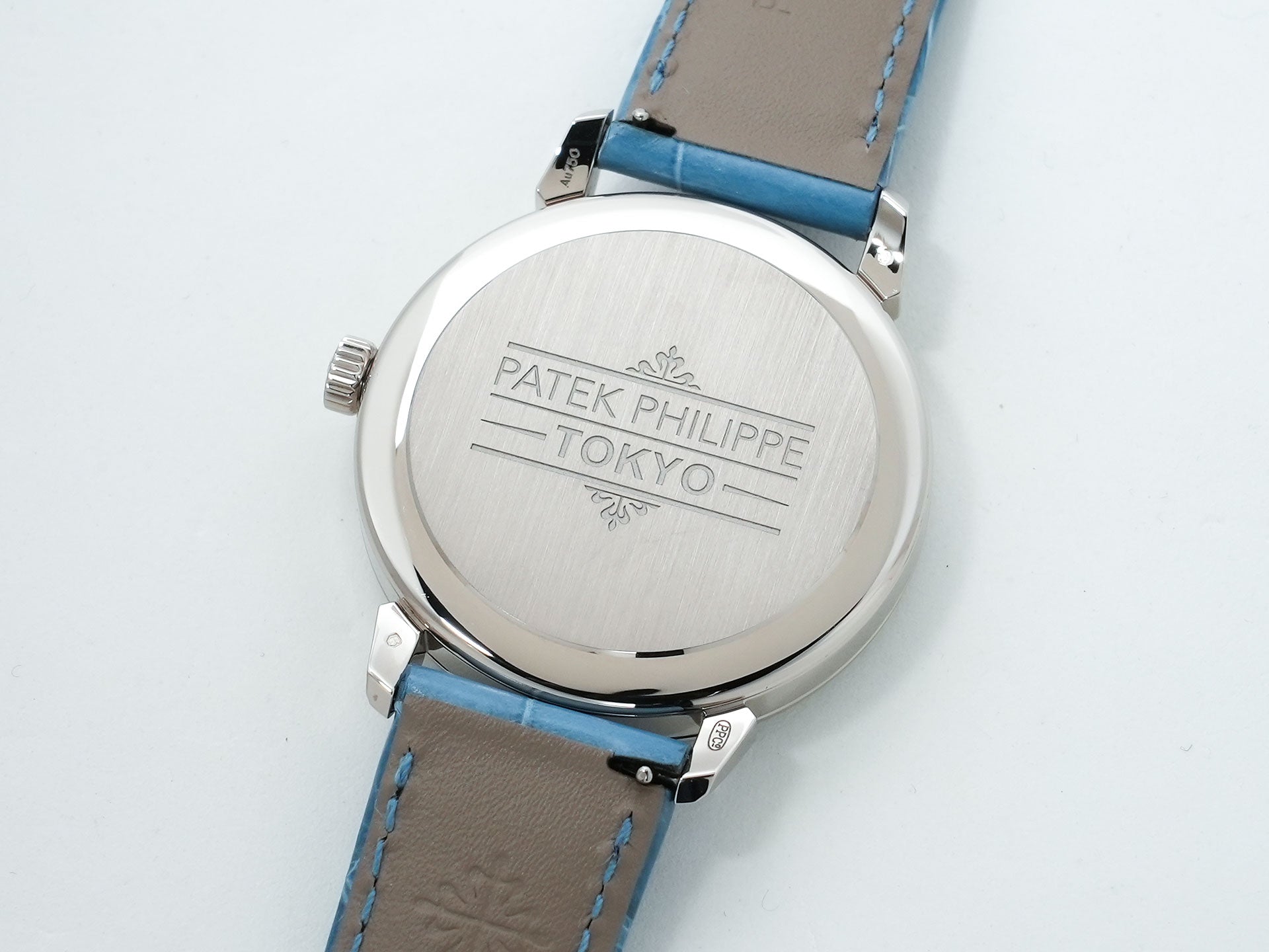 パテックフィリップ カラトラバ グランド エキシビジョン 東京2023 Ref.6127G-010/7127G-010 ホワイトゴールド ラックライトブルー(スカイブルー) ライラックトーン(パープル)文字盤 美品 7wmc4w93