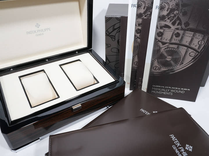 パテックフィリップ カラトラバ グランド エキシビジョン 東京2023 Ref.6127G-010/7127G-010 ホワイトゴールド ラックライトブルー(スカイブルー) ライラックトーン(パープル)文字盤 美品 7wmc4w93