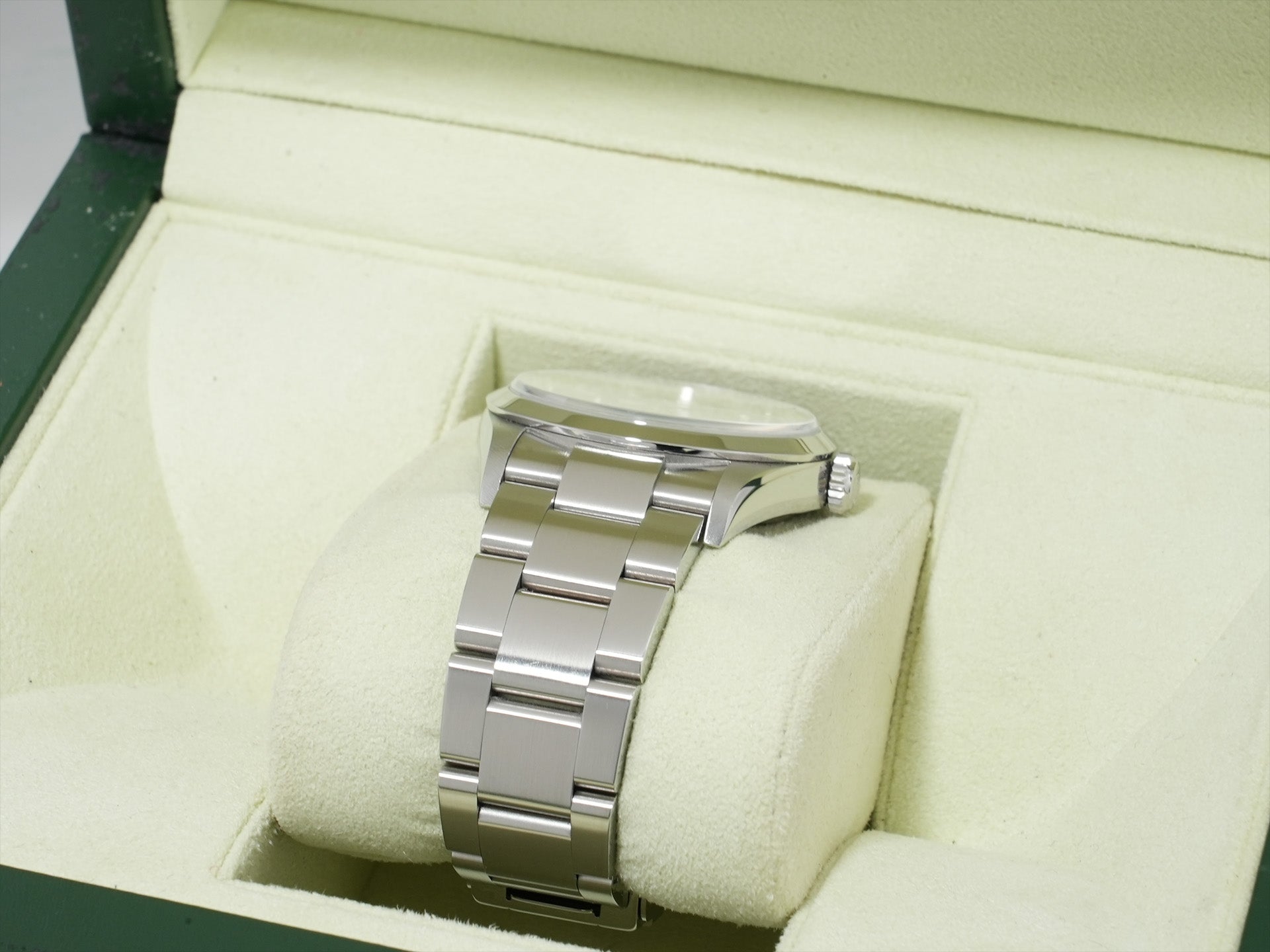 ロレックス エクスプローラーI Ref.114270 ステンレススチール ブラック文字盤 オイスターブレスレット 中古 76imptve