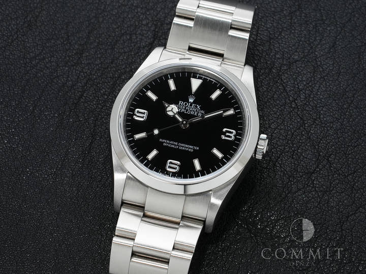 ロレックス エクスプローラーI Ref.114270 ステンレススチール ブラック文字盤 オイスターブレスレット 中古 76imptve