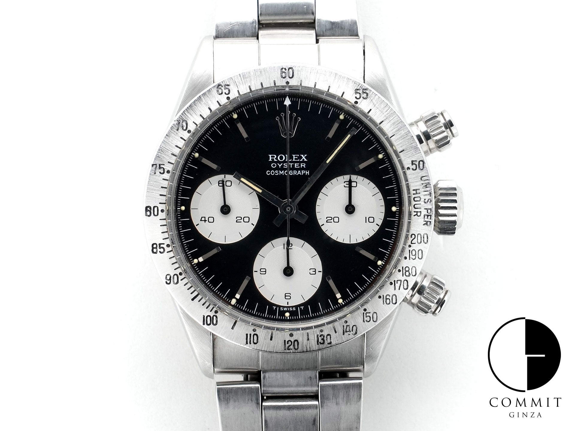 ロレックス デイトナ Ref.6265 ステンレススチール ブラック文字盤 中古 kni243b2