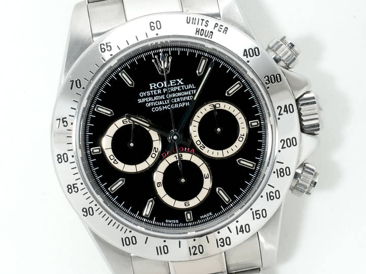 ロレックス デイトナ エルプリメロ Ref.16520 ステンレススチール ブラック文字盤 中古 d8iy7rgb