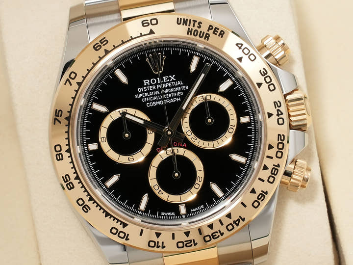 ロレックス デイトナ Ref.126503 ステンレススチール/イエローゴールド ブラック文字盤 未使用 bcytjj29