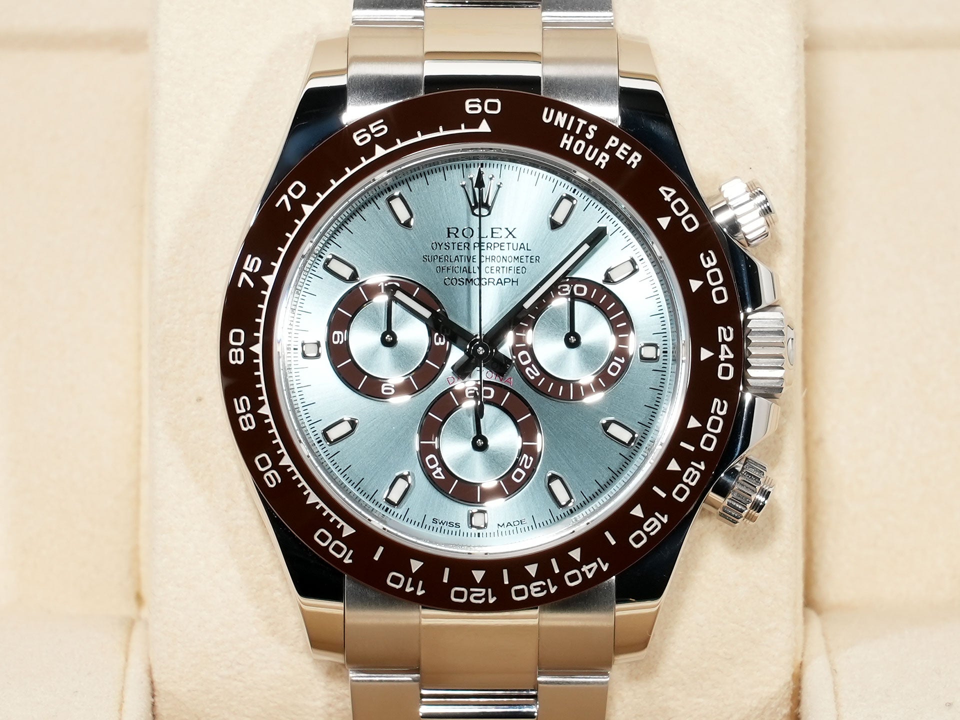 Rolex Daytona Ref. 116506 Platinum Ice Blue Dial Excellent Condition nq7zckxp