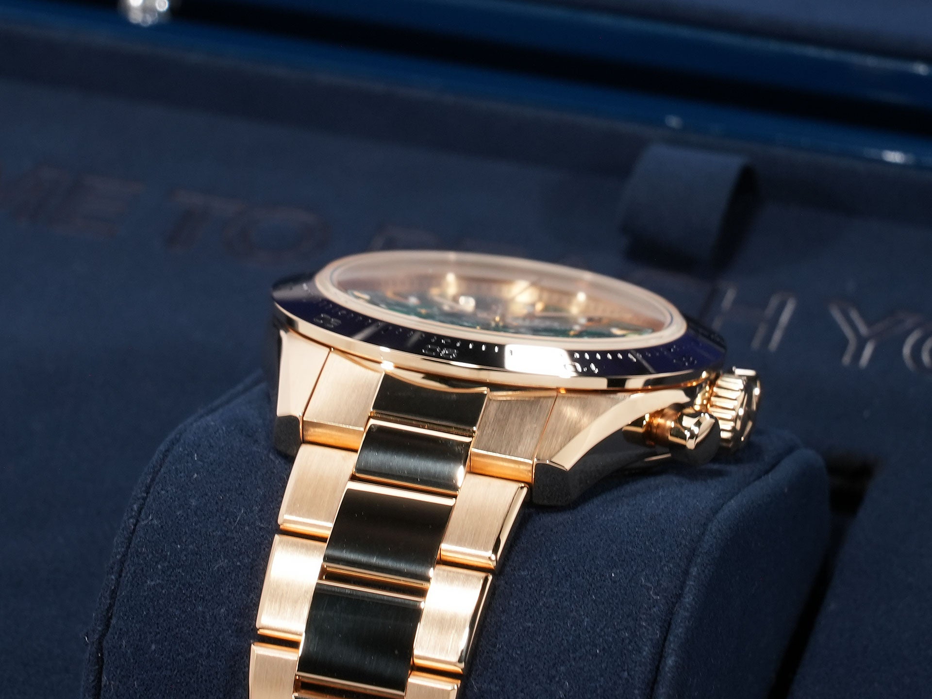 Zenith Chronomaster Sport Yoshida Special Ref. 30.3100.3600/56.M3100 Yellow Gold Green Dial Excellent Condition jna6ytvm