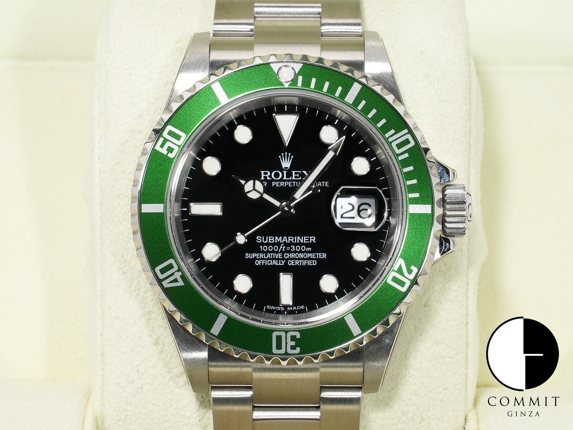 Rolex Submariner Date Ref. 16610LV Stainless Steel Black Dial Deadstock 5dhb8igq