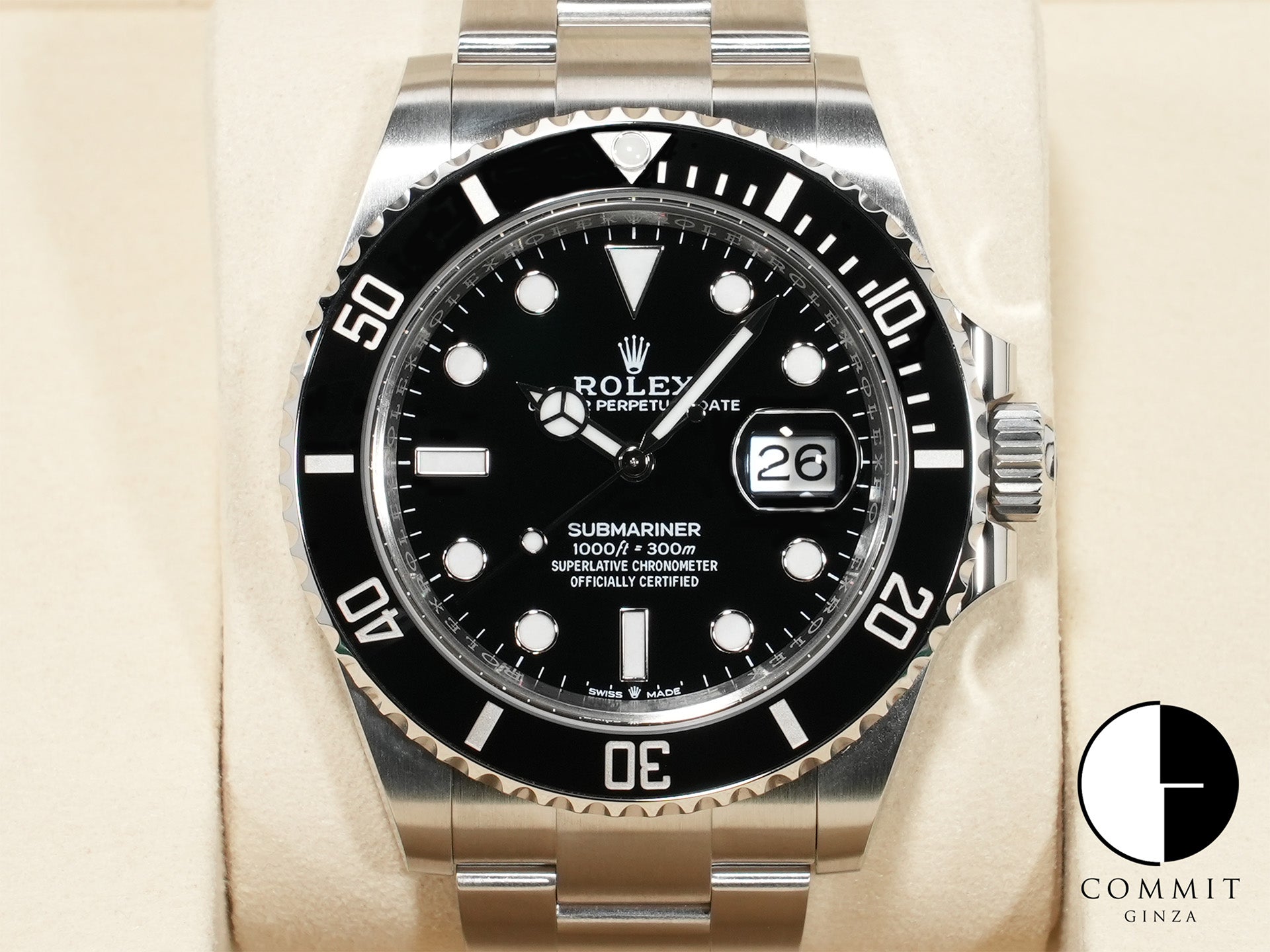 Rolex Submariner Date Ref. 126610LN Stainless Steel Black Dial Unused 6aav7trn