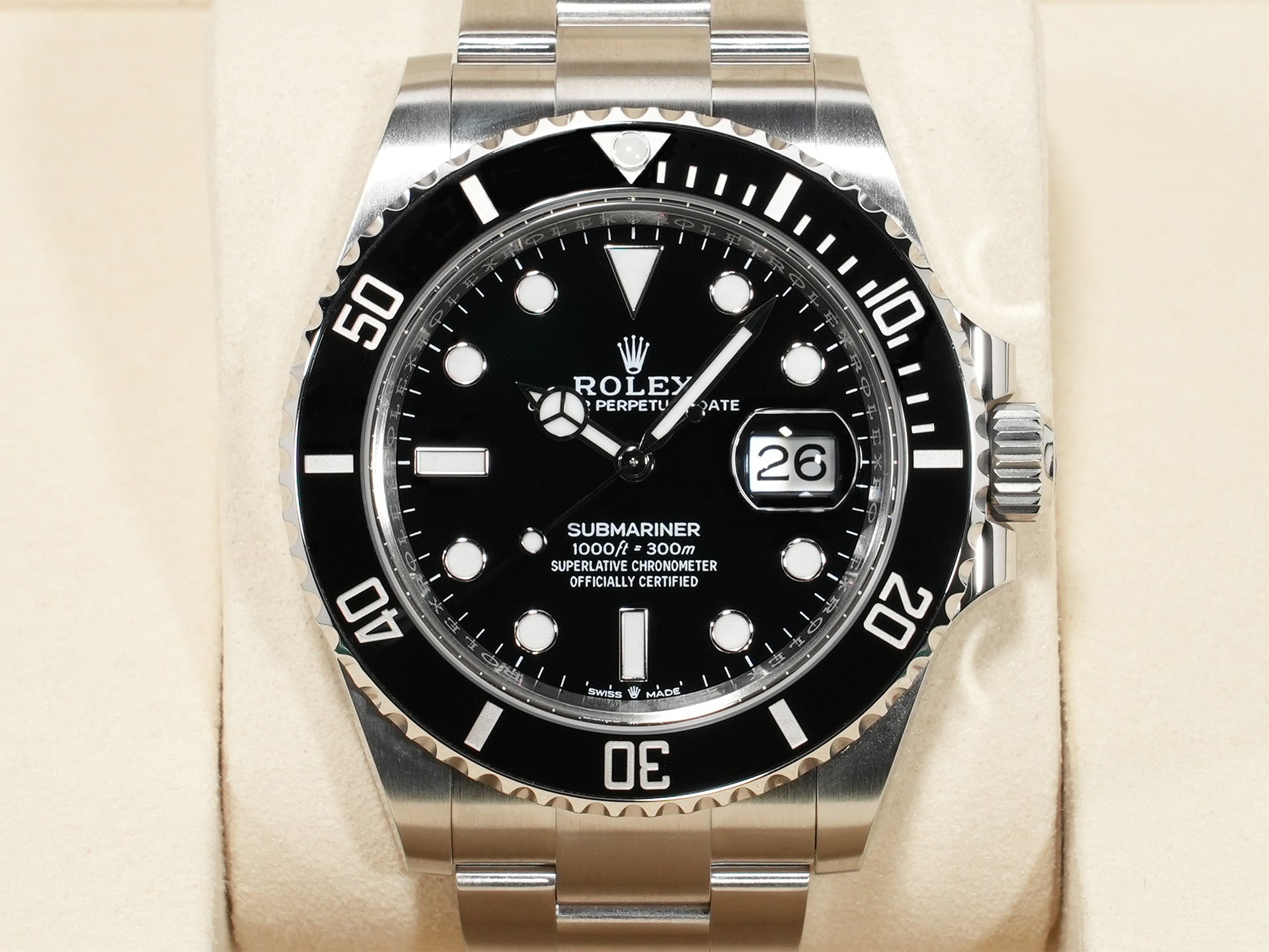 Rolex Submariner Date Ref. 126610LN Stainless Steel Black Dial Unused 6aav7trn