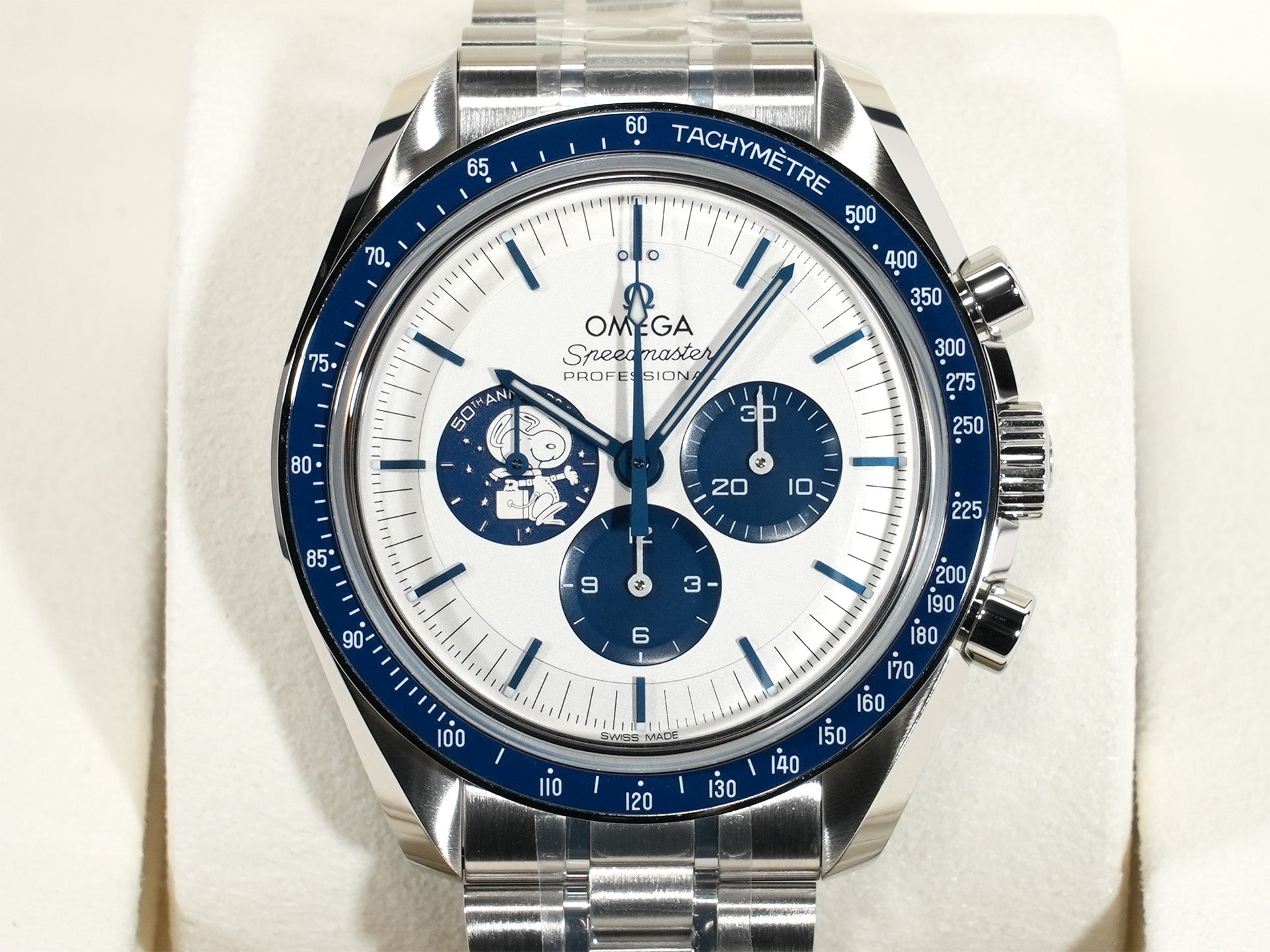 Omega Speedmaster Commemorative Model Co-Axial Master Chronometer Chronograph 42mm Ref. 310.32.42.50.02.001 Stainless Steel Silver Dial Unused 4ewguezi