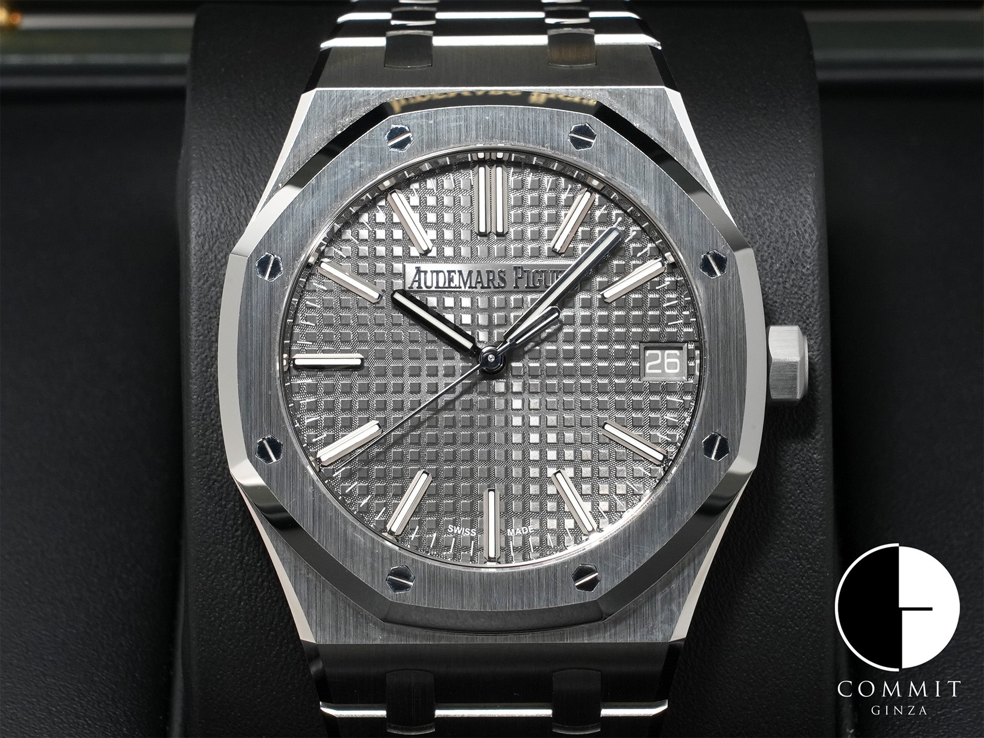 Audemars Piguet Royal Oak Ref. 15510ST.OO.1320ST.10 Stainless Steel Gray Dial Excellent Condition bvbksmc6
