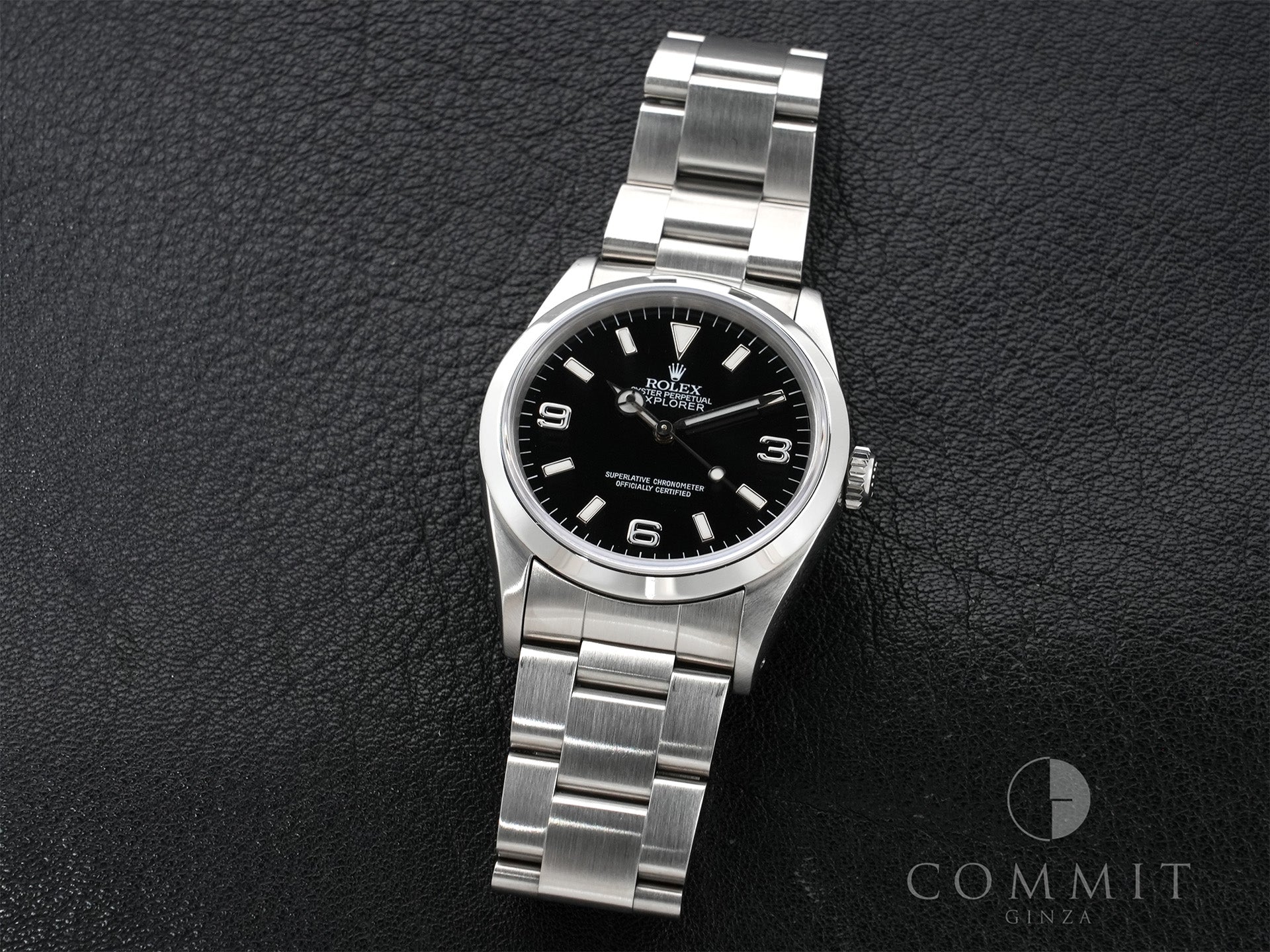 ロレックス エクスプローラーI Ref.14270 ステンレススチール ブラック文字盤 オイスターブレスレット 中古 7txdihcm