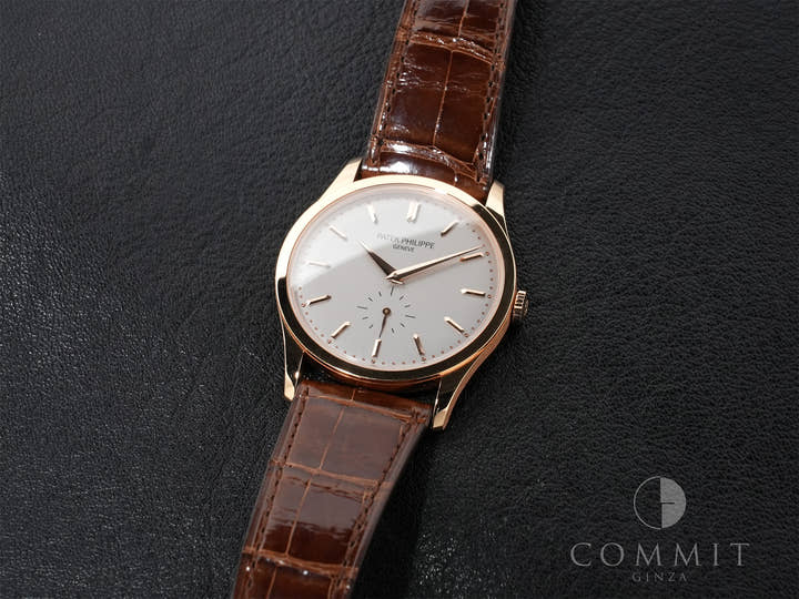 パテックフィリップ カラトラバ Ref.5196R-001 ローズゴールド シルバー文字盤 中古 s4gb8xg2