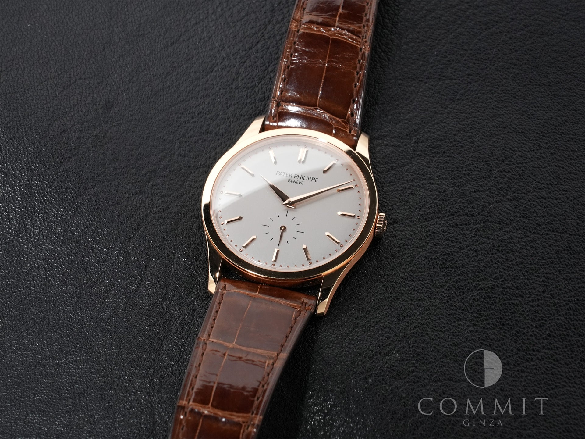 パテックフィリップ カラトラバ Ref.5196R-001 ローズゴールド シルバー文字盤 中古 s4gb8xg2