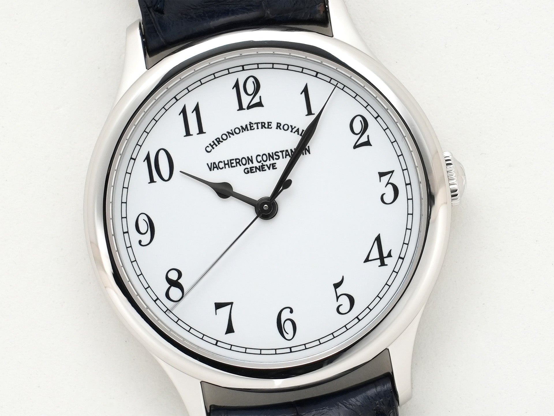 Vacheron Constantin Historiques Chronometer Royal 1907 Ref. 86122/000P-9362 Platinum Enamel Dial Excellent Condition 65zg7r4p
