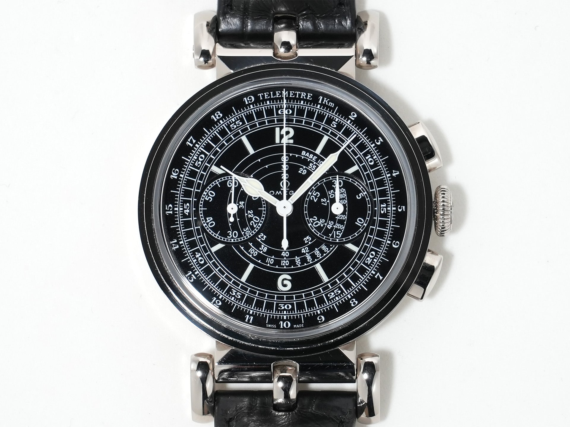 Completed [Scheduled for January 26, 2026] [a2vpw5dn] Omega Specialties Museum Ref. 516.53.38.50.01.001 White Gold Black Dial Excellent Condition a2vpw5dn