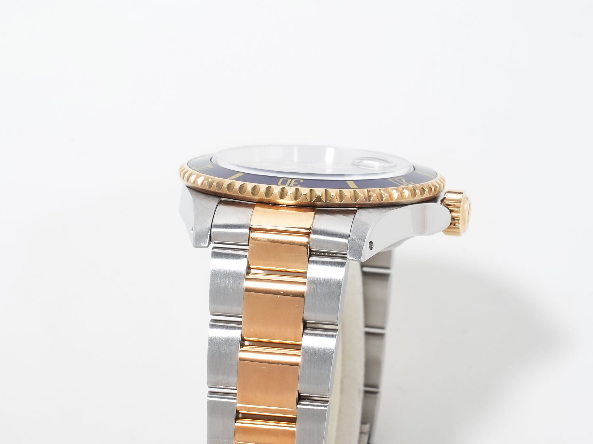 Pre-owned Rolex Submariner Date Ref. 16613 Stainless Steel/Yellow Gold Blue Dial eouhrbao