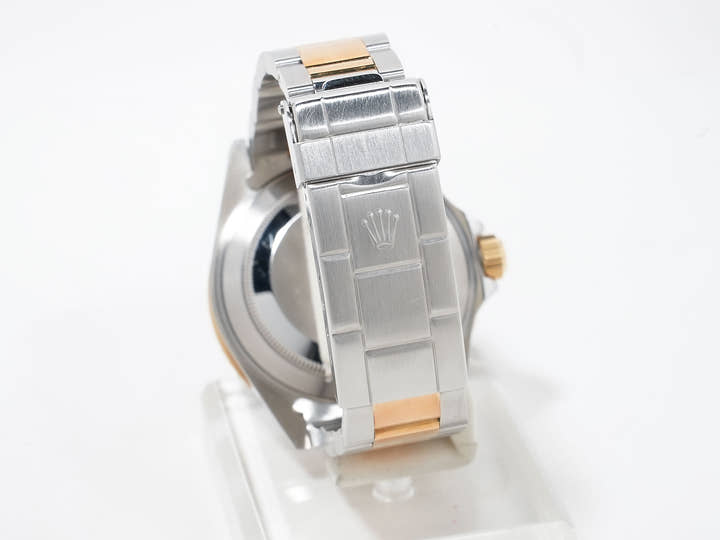 Pre-owned Rolex Submariner Date Ref. 16613 Stainless Steel/Yellow Gold Blue Dial eouhrbao