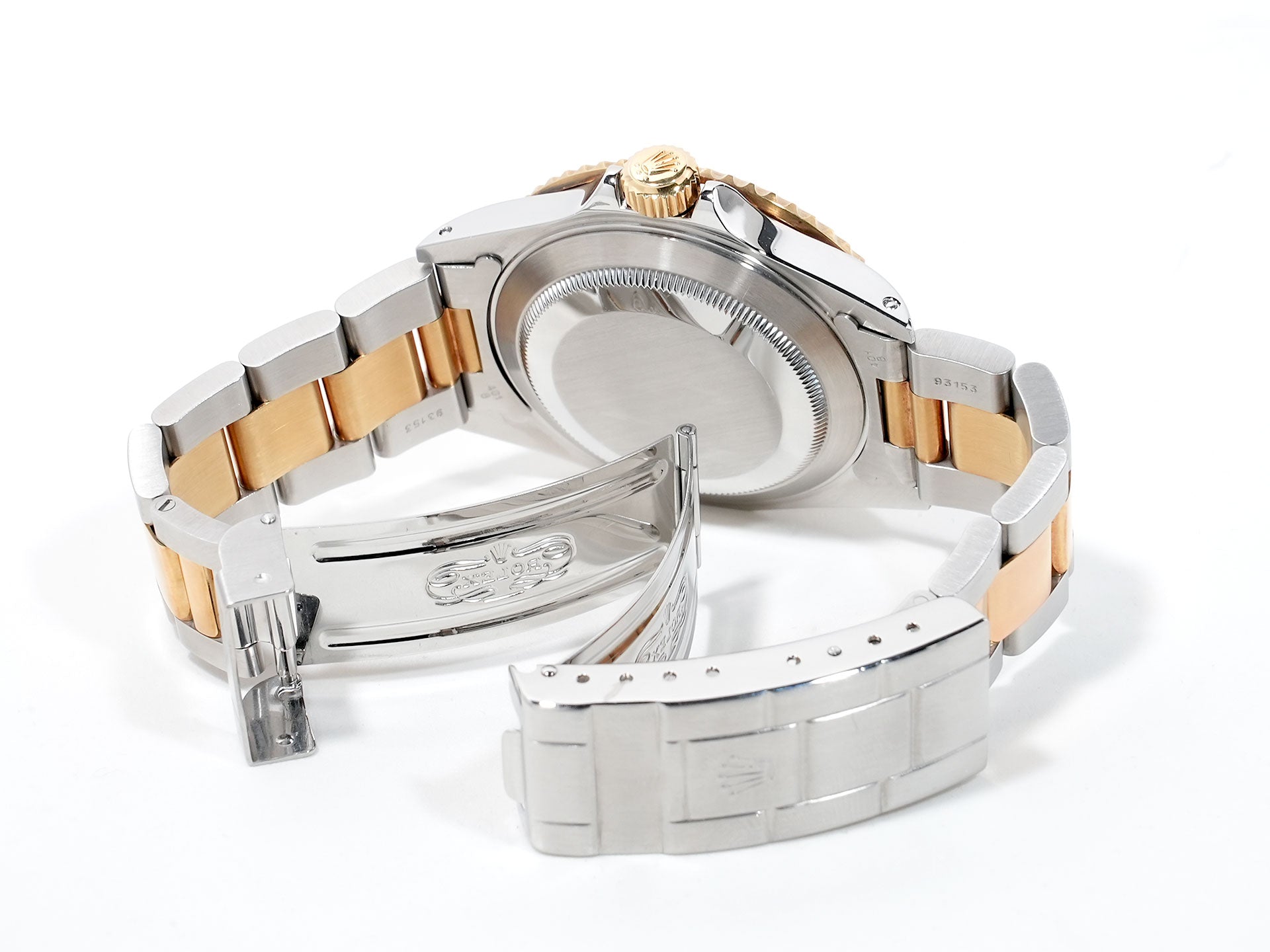 Pre-owned Rolex Submariner Date Ref. 16613 Stainless Steel/Yellow Gold Blue Dial eouhrbao