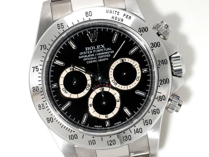 ロレックス デイトナ エルプリメロ Ref.16520 ステンレススチール ブラック文字盤 美中古 hcp9e9qo