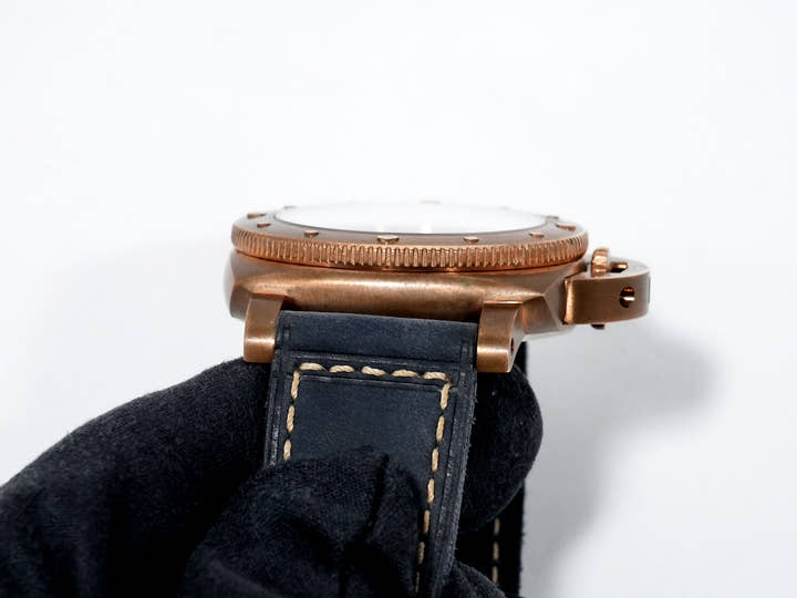 パネライ サブマーシブル ブロンゾ ブルー アビッソ Ref.PAM01074 ブロンズ ブルー文字盤 美中古 sh99gozs