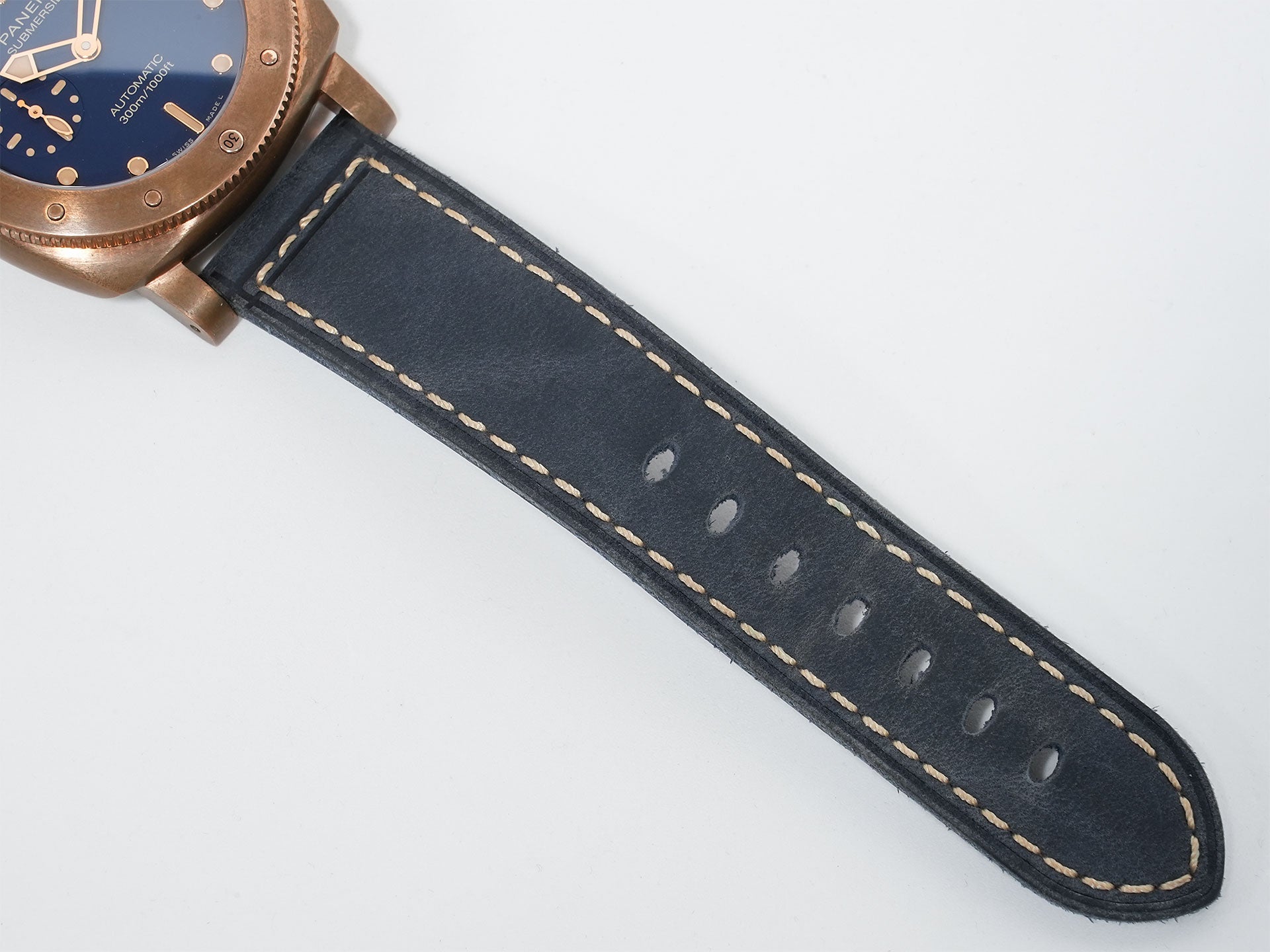パネライ サブマーシブル ブロンゾ ブルー アビッソ Ref.PAM01074 ブロンズ ブルー文字盤 美中古 sh99gozs