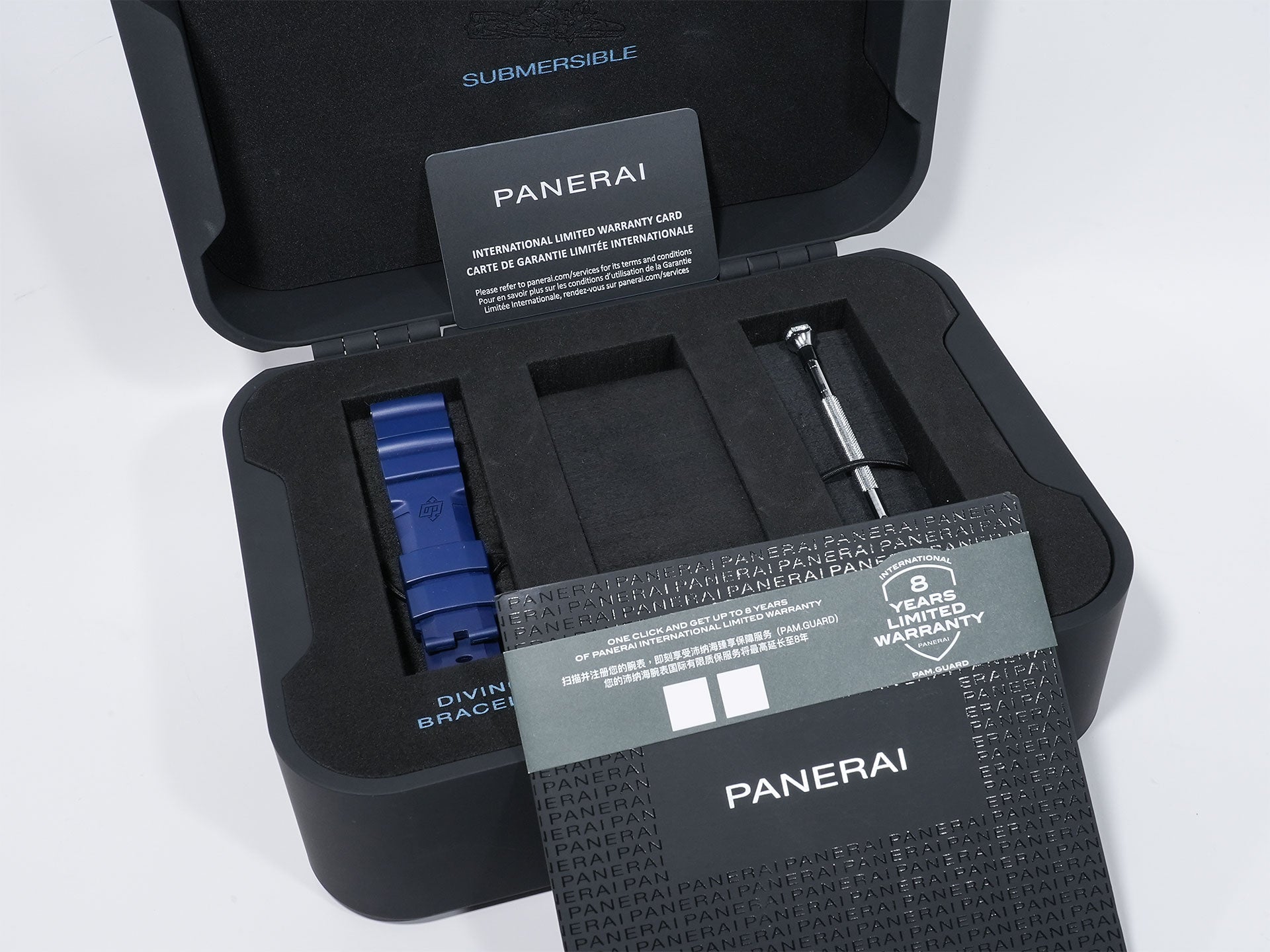 パネライ サブマーシブル ブロンゾ ブルー アビッソ Ref.PAM01074 ブロンズ ブルー文字盤 美中古 sh99gozs