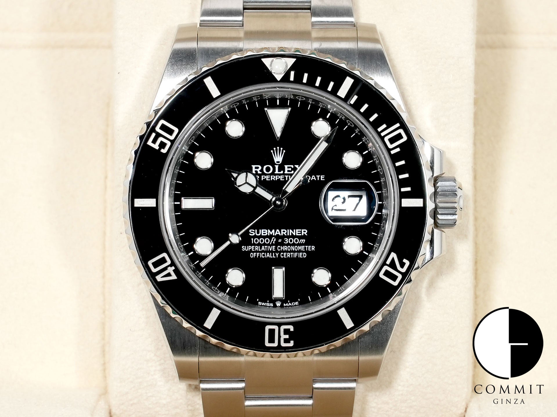 Rolex Submariner Date Ref. 126610LN Stainless Steel Black Dial Excellent Condition wok9gnf4