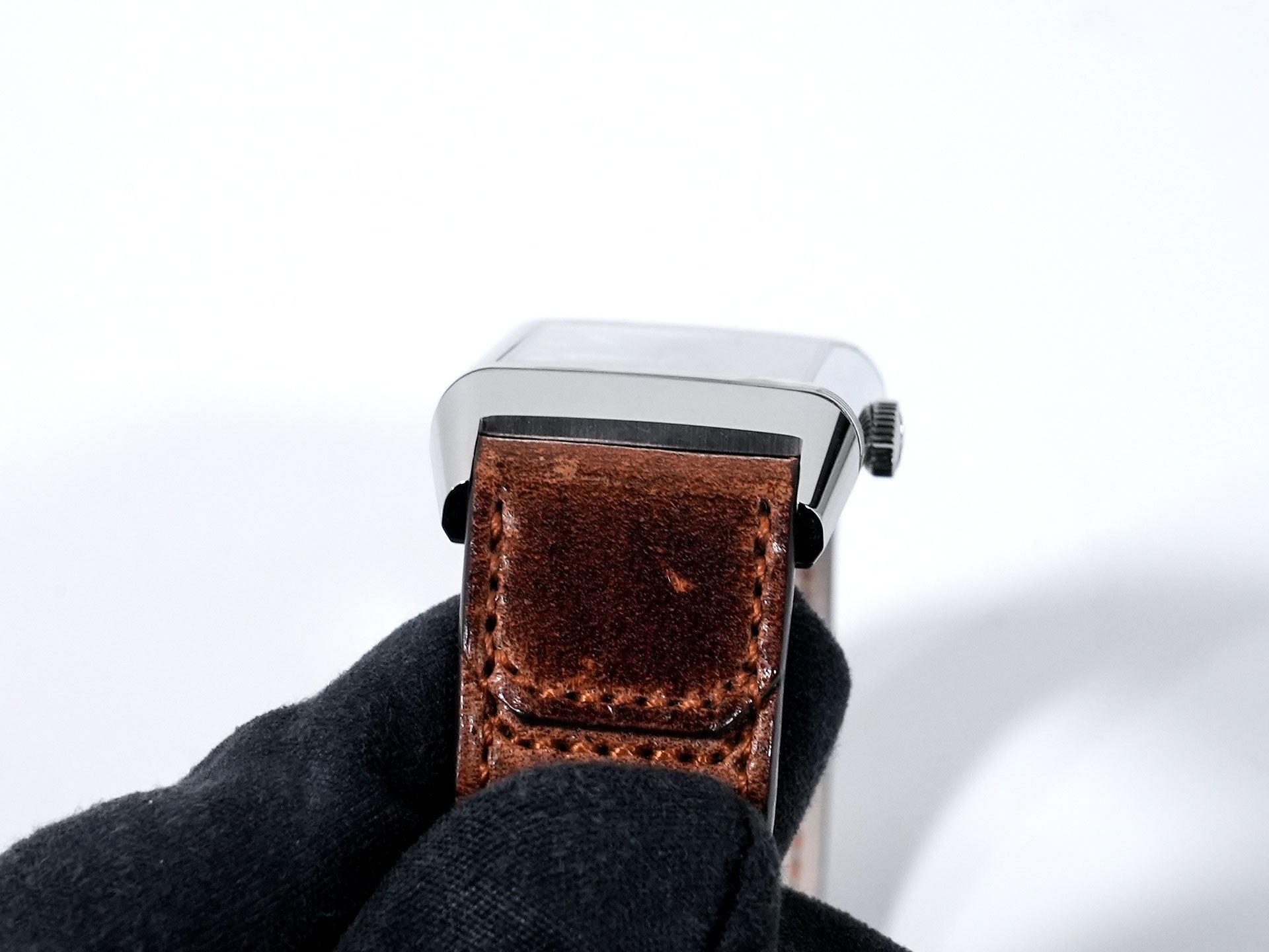 Jaeger-LeCoultre Reverso Classic Duo Small Seconds Ref. Q2458422 Stainless Steel Silver and Black Dial Excellent Condition 8w2uagfb