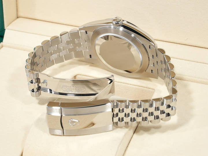 Rolex Datejust 41 Ref. 126300 Stainless Steel Black Dial Jubilee Bracelet Unused jr85evbj