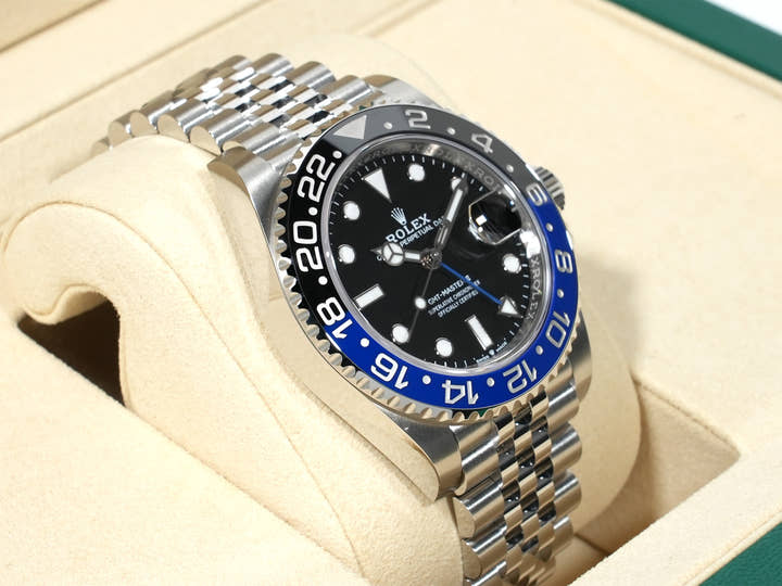 Rolex GMT-Master II Ref. 126710BLNR Stainless Steel with Black Dial and Jubilee Bracelet, Unused, jukky9m8