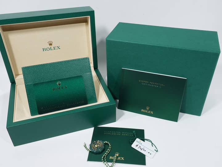 Rolex GMT-Master II Ref. 126710BLNR Stainless Steel with Black Dial and Jubilee Bracelet, Unused, jukky9m8