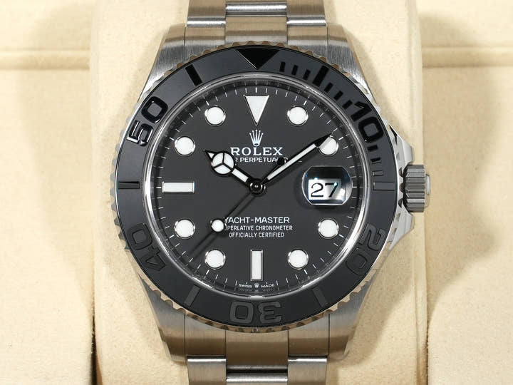 Rolex Yacht-Master 42 Ref. 226627 RLX Titanium Black Dial Unused kf65rd8u