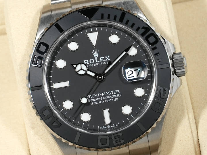Rolex Yacht-Master 42 Ref. 226627 RLX Titanium Black Dial Unused kf65rd8u