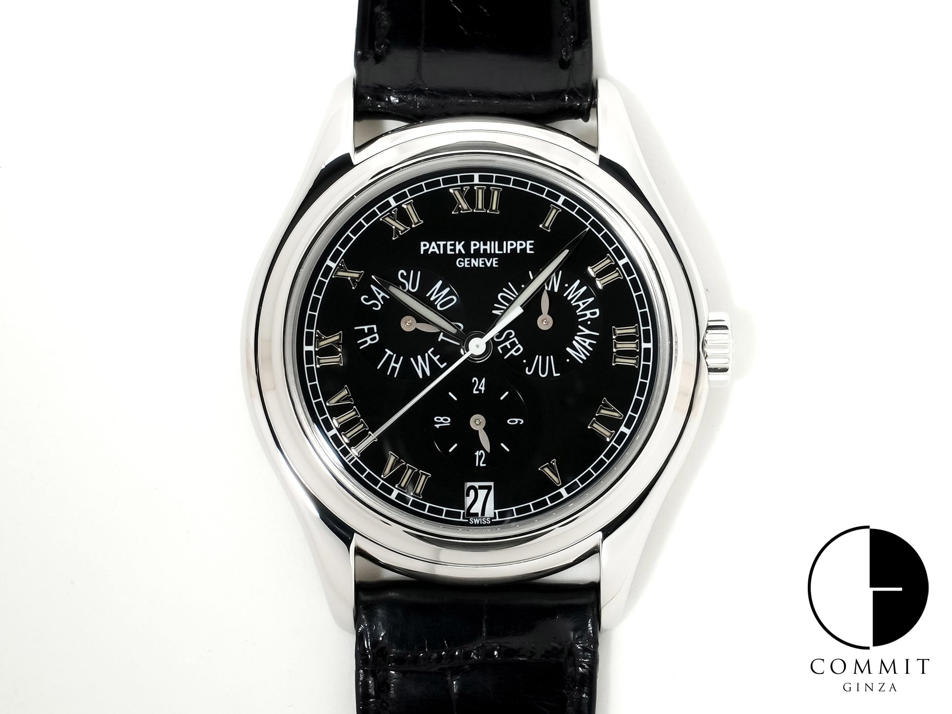 Patek Philippe Annual Calendar Ref. 5035P-001 Platinum Black Dial Excellent Condition 9v9hkcw5