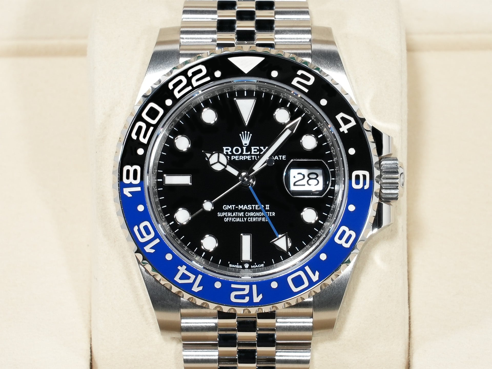 Rolex GMT-Master II Ref. 126710BLNR Stainless Steel with Black Dial and Jubilee Bracelet, Unused (Yigqjqwm)