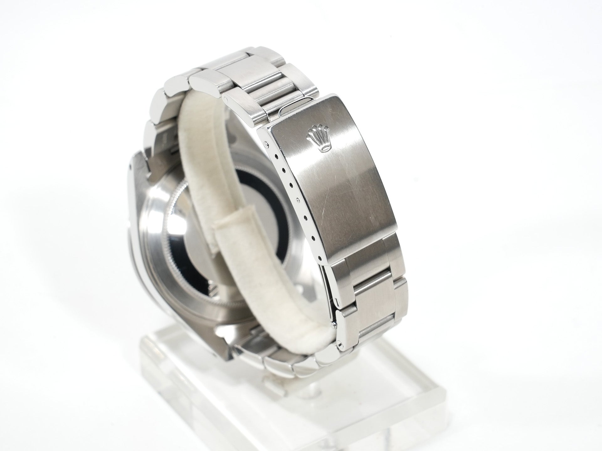 Pre-owned Rolex Explorer II Ref. 16570 Stainless Steel White Dial Oyster Bracelet mg52t55y