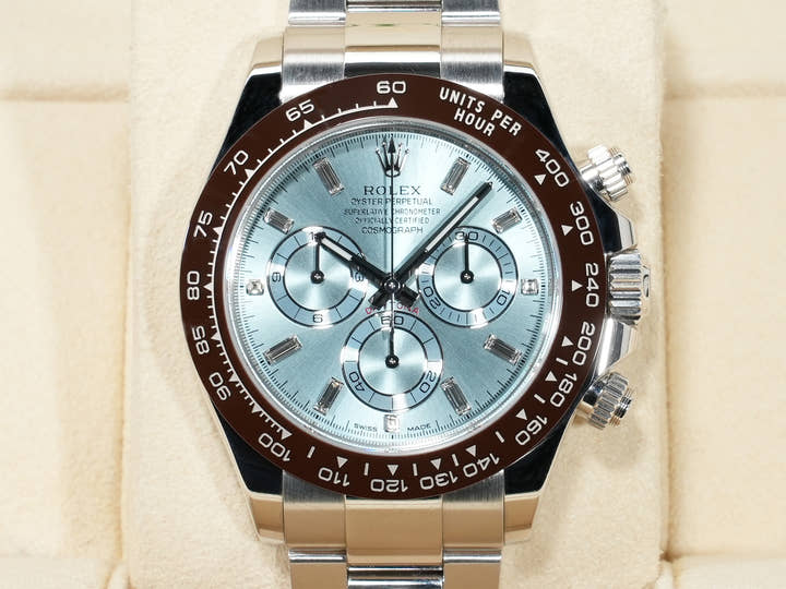 ロレックス デイトナ Ref.116506A プラチナ アイスブルー文字盤 中古 ie6ute26